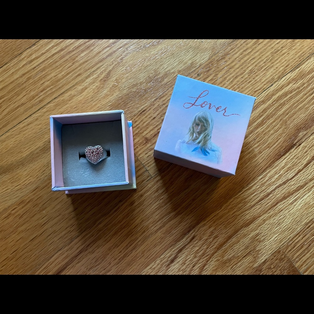 Taylor Swift Pink Lover Ring Size 6